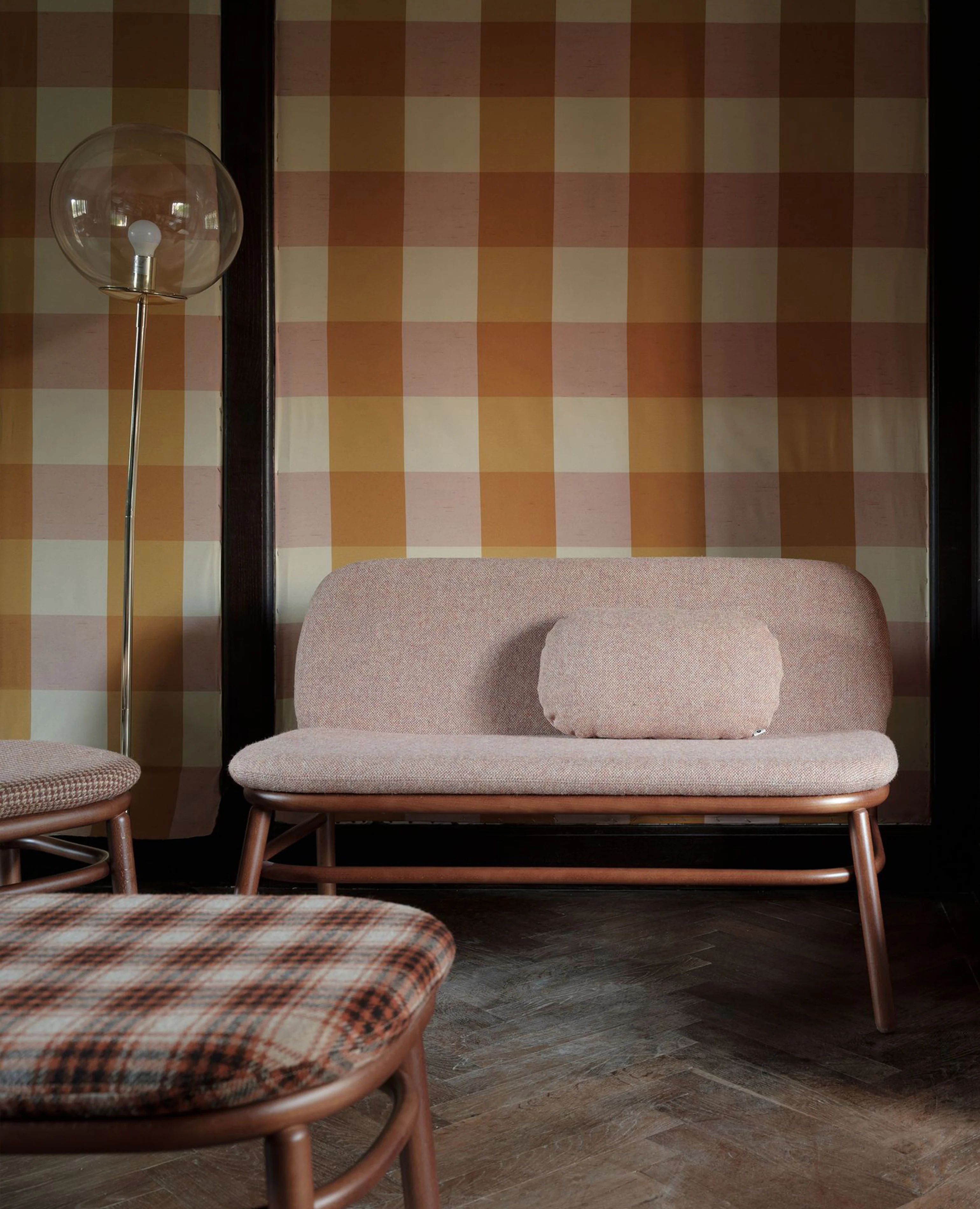 Lana Sofa, Two-Seat, Wood - Lowback - Image 2