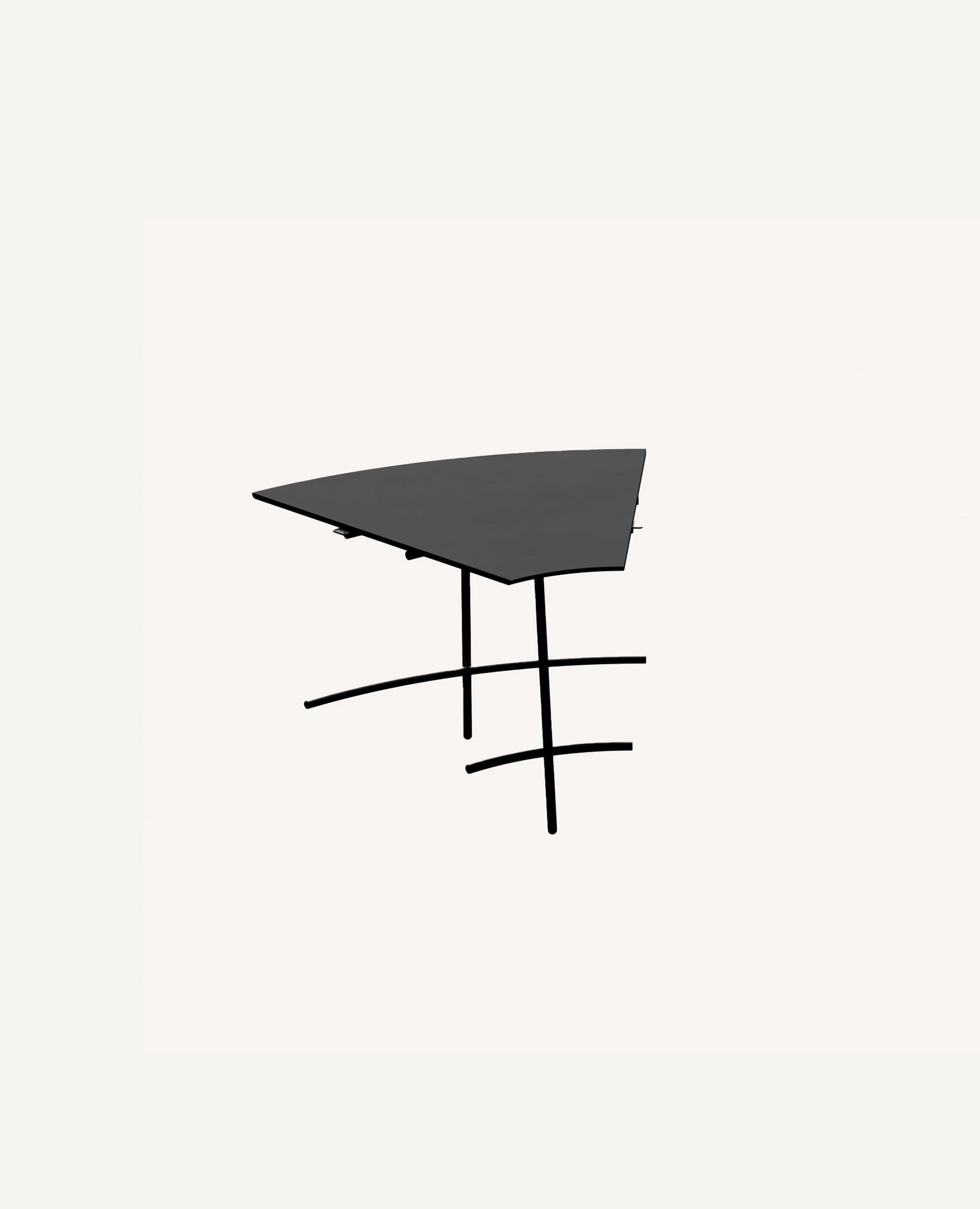 Nest System Table, 55" Depth, Bar Height - 45° Angle Center